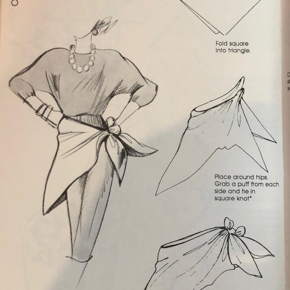 VTG Signature Echo Square Silk Scarf - Picture 9 of 11